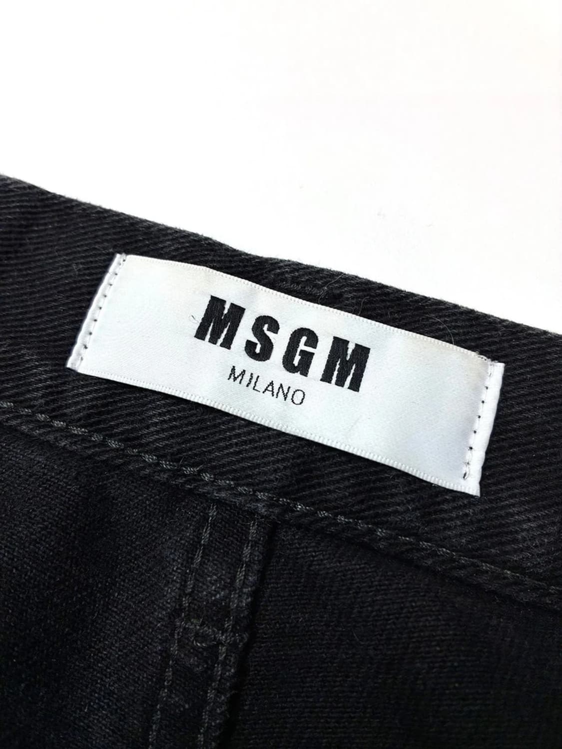 MSGM 17FW 프린트 로고 스트레이트 데님 팬츠 PN5680 상품이미지9