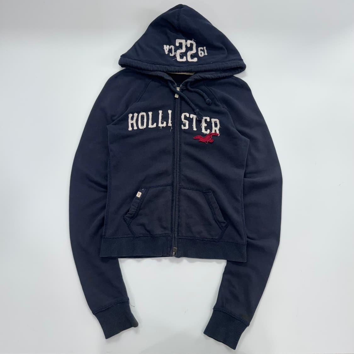 Hollister 홀리스터 2-way 네이비 후드집업 상품이미지3