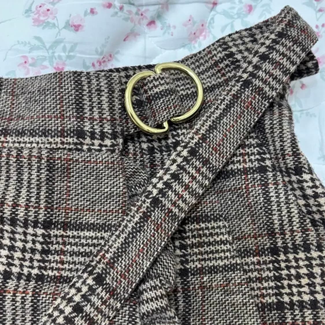 리즈리사 큐롯 초코 브라운 울 플리츠 스커트 대장템 상품이미지5