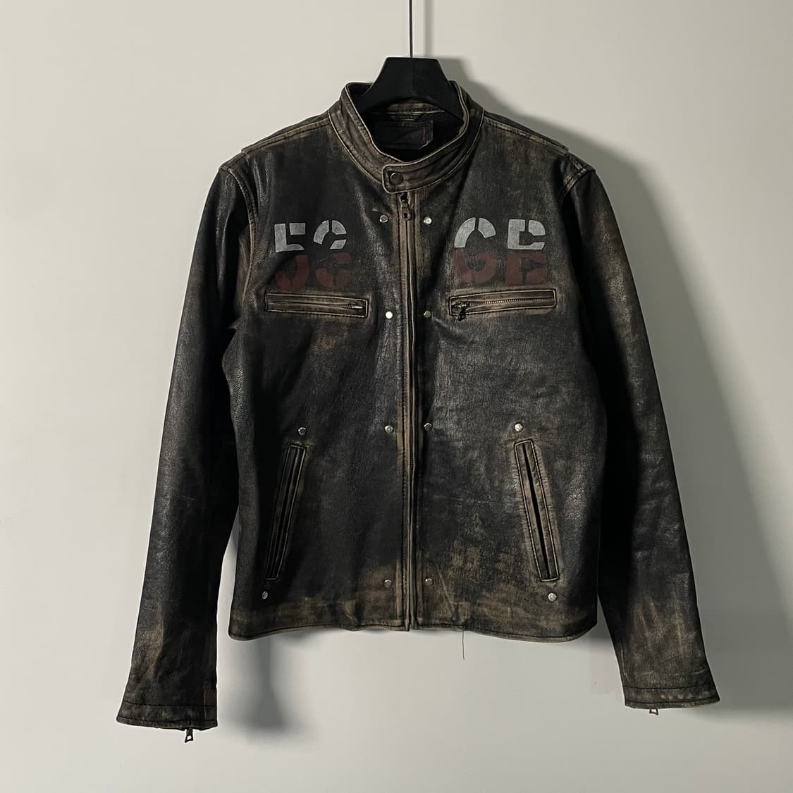 GABBA 리얼레더 워싱 가죽자켓 (on.586)   상품이미지3