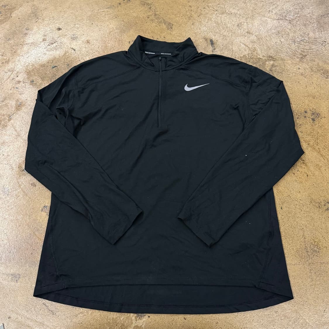 [정품/2XL] 나이키 런닝 긴팔 하프집업 검정 b19 상품이미지2