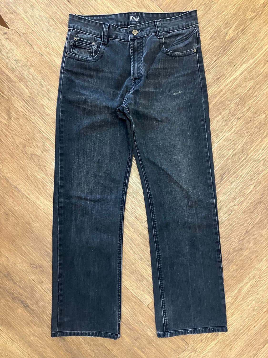 N218 돌체앤가바나 데님팬츠 청바지 흑청 블랙 상품이미지2