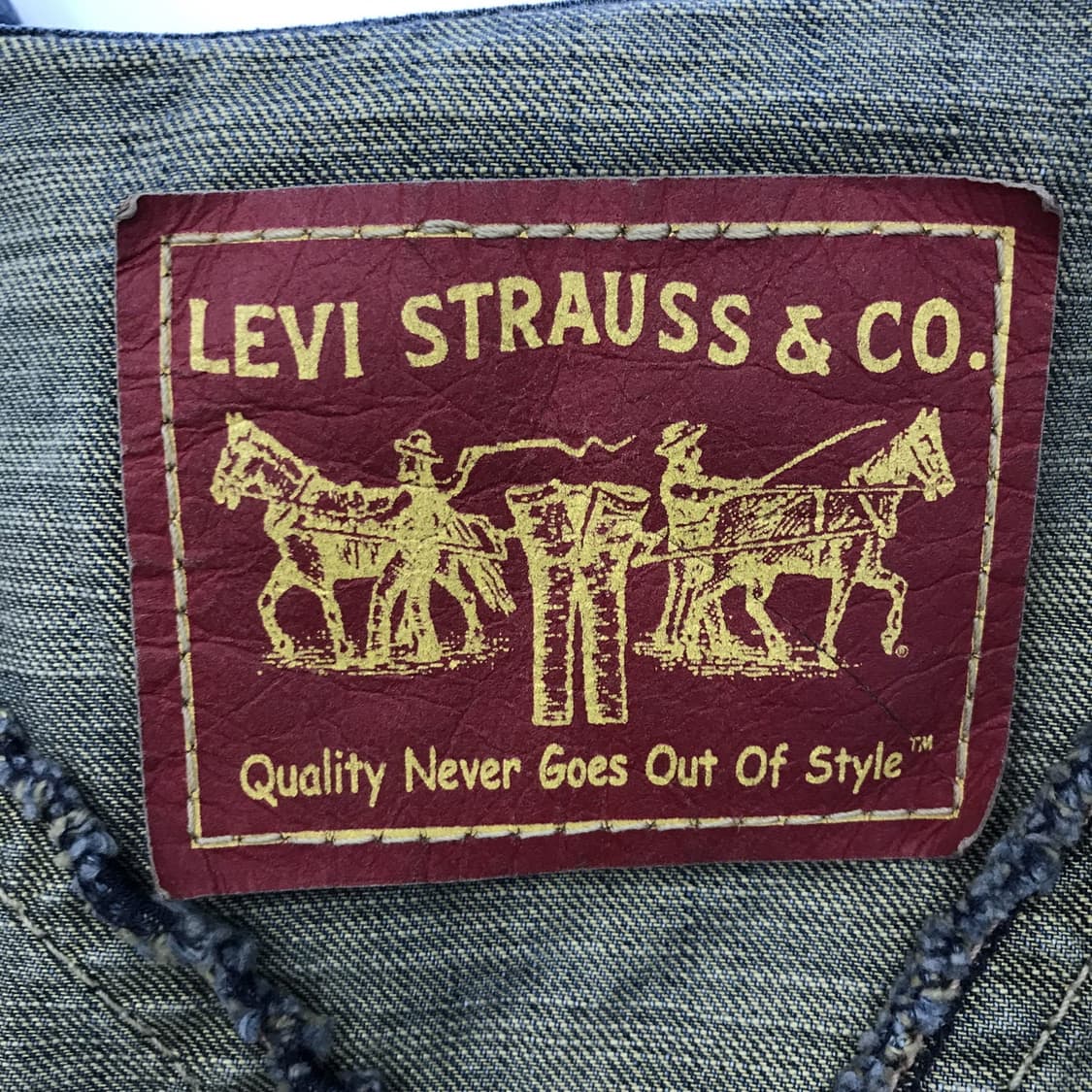 리바이스 LEVIS 00s 라이더 데님자켓 [XL] 상품이미지6
