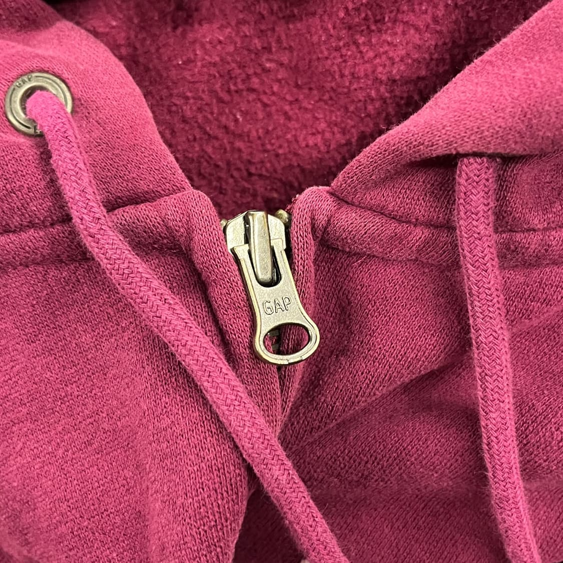 갭 퍼플 플럼 양털 후드집업  상품이미지7