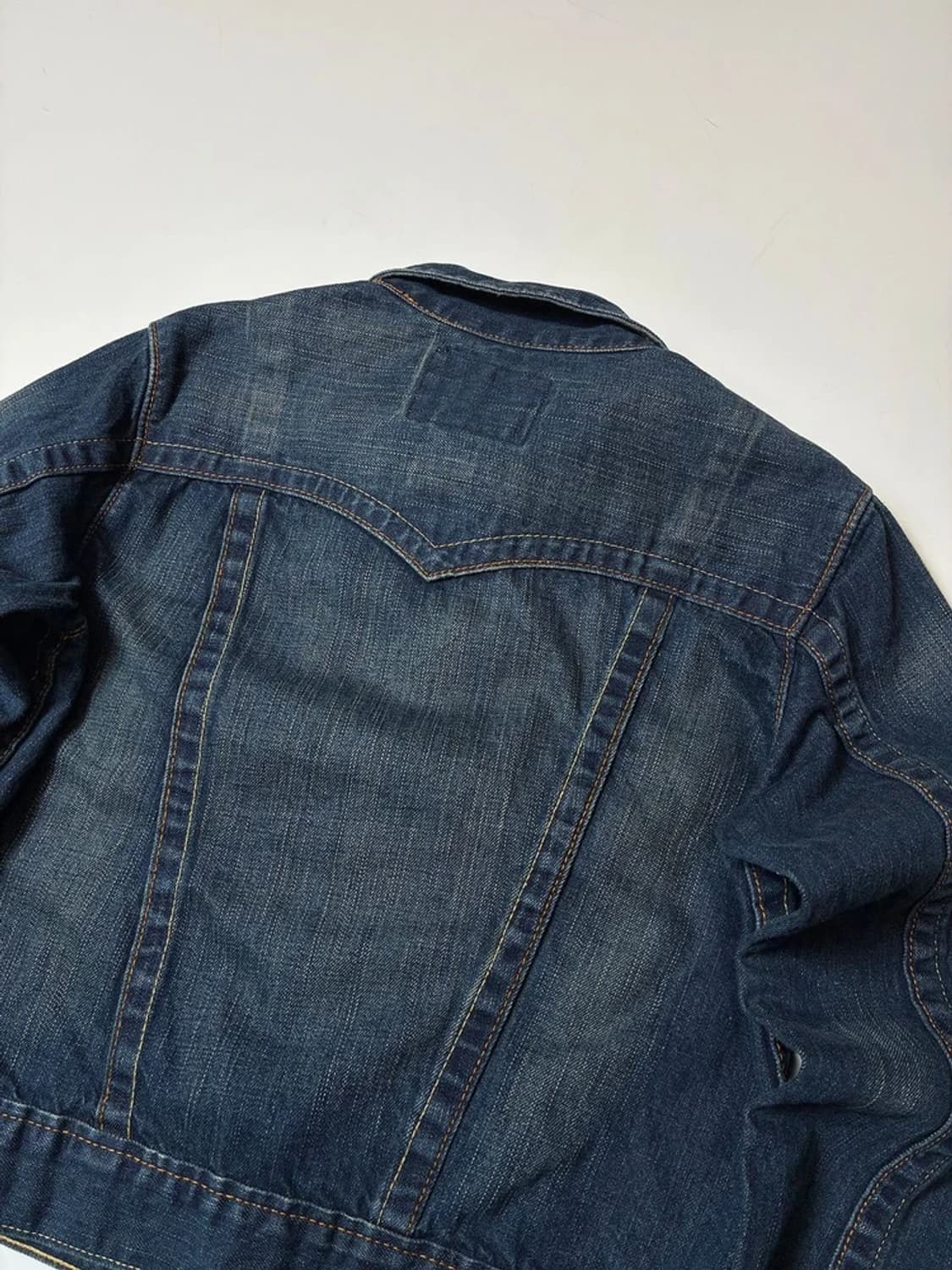 트루릴리젼 Y2K 스티치 포인트 크롭 데님 자켓 PN9132 상품이미지8