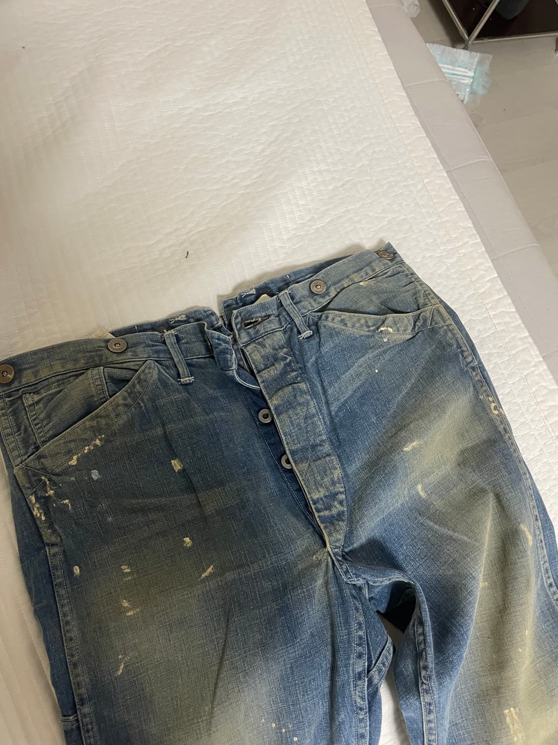 Rrl 웨이스트 오버롤즈 데님팬츠 상품이미지3