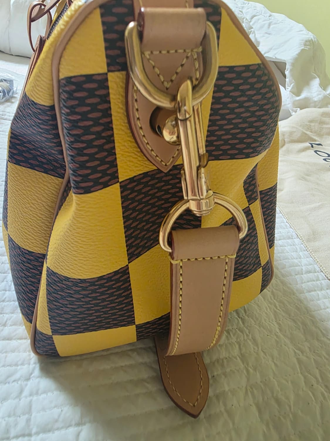 루이비통 스피디25 반둘리에 다미에 팝 상품이미지5