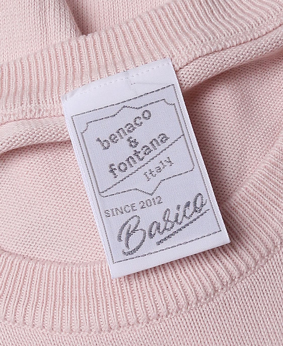 베나코 앤 폰타나 [Benaco & Fontana] 라이트 핑크 니트 상품이미지4