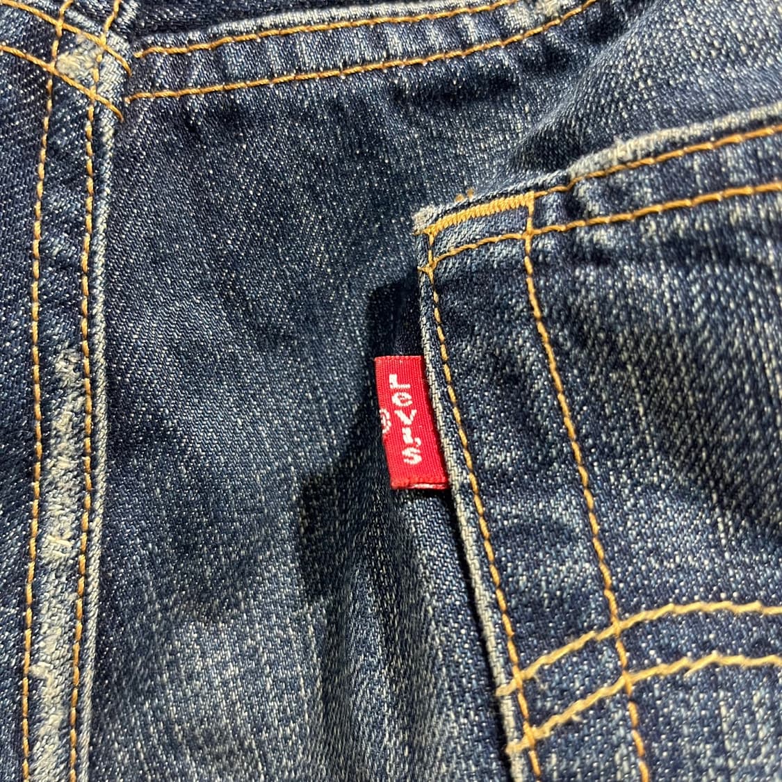 리바이스 501 워싱 데님 팬츠 상품이미지8