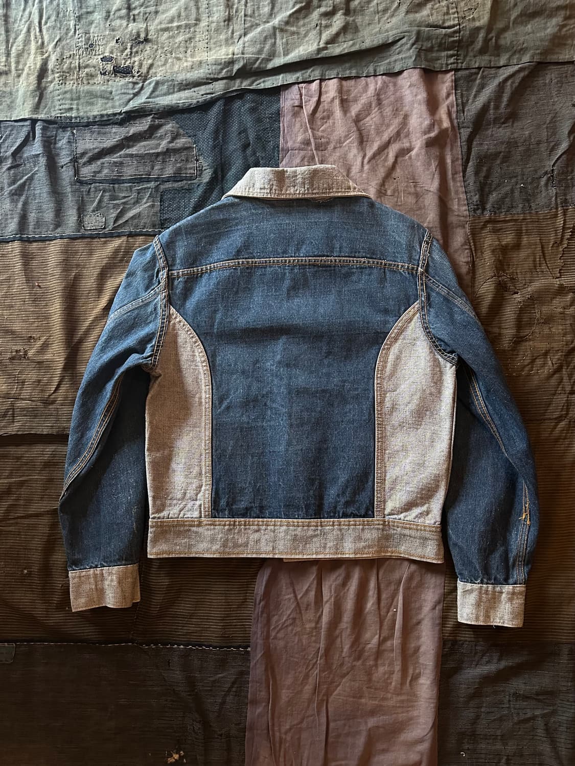 70s USA LEE Reversible Denim Jacket 상품이미지3