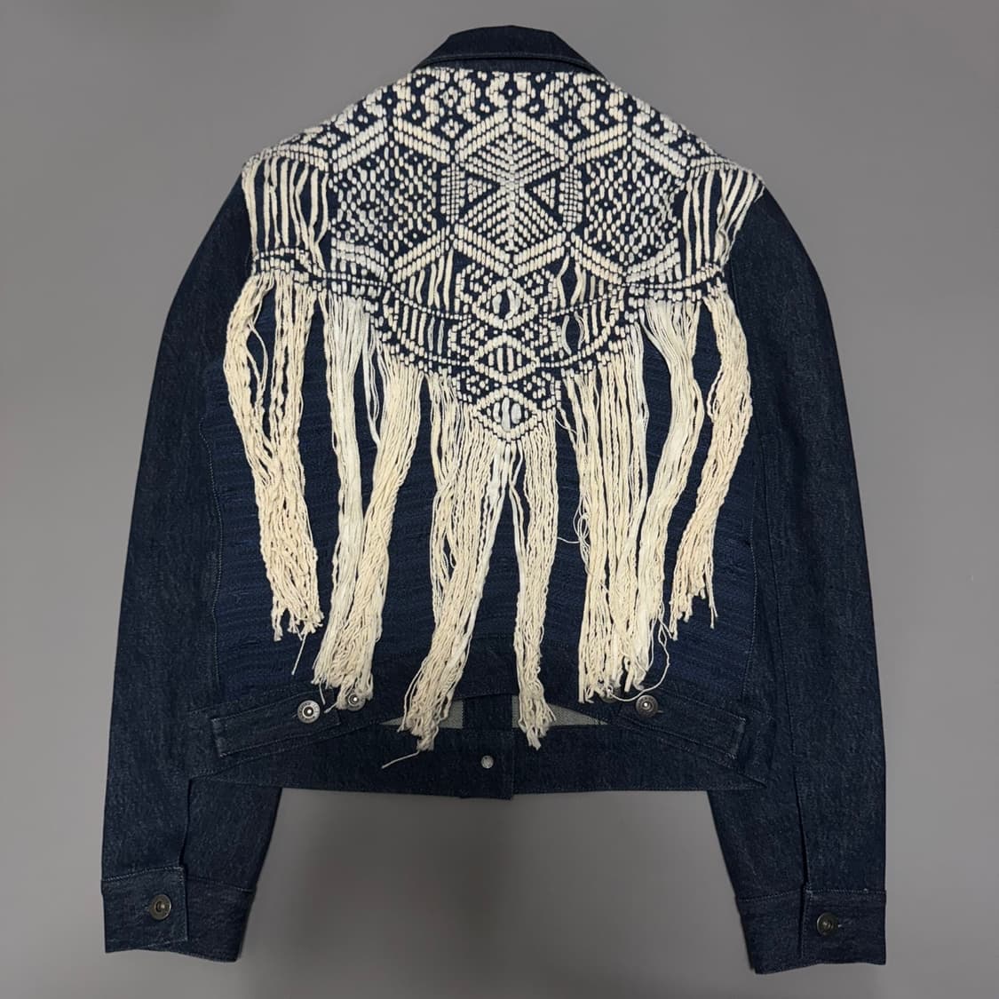 리바이스 인디고블루 Made&Crafted 프린지 데님 트러커 자켓 상품이미지7