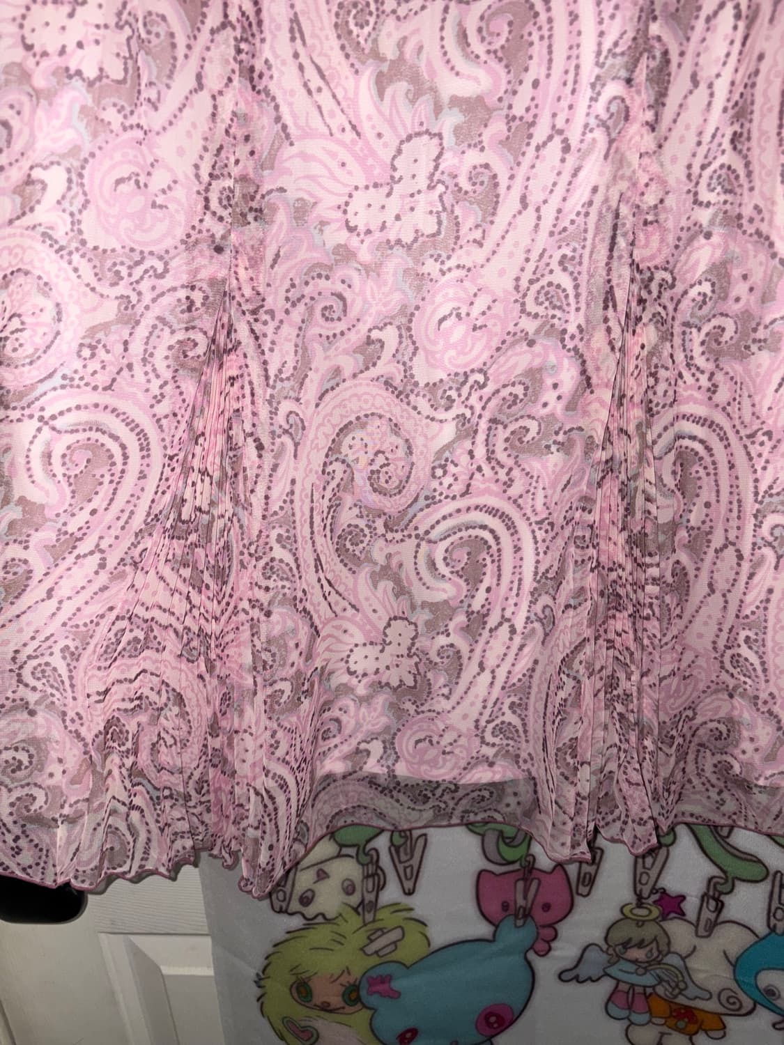 빈티지 그런지 모리 페어리 미디 스커트 상품이미지3