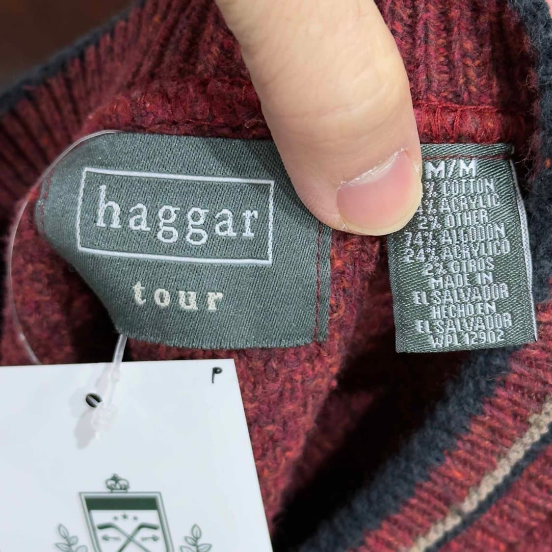 90s Haggar 골프 니트 상품이미지4