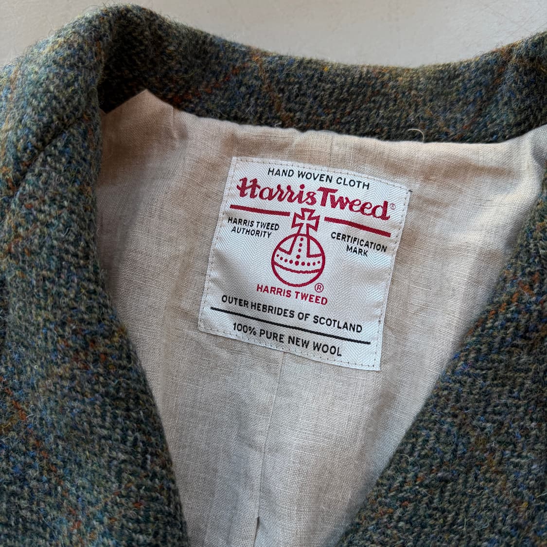 해리스 트위드 울 헤링본 자켓 상품이미지5