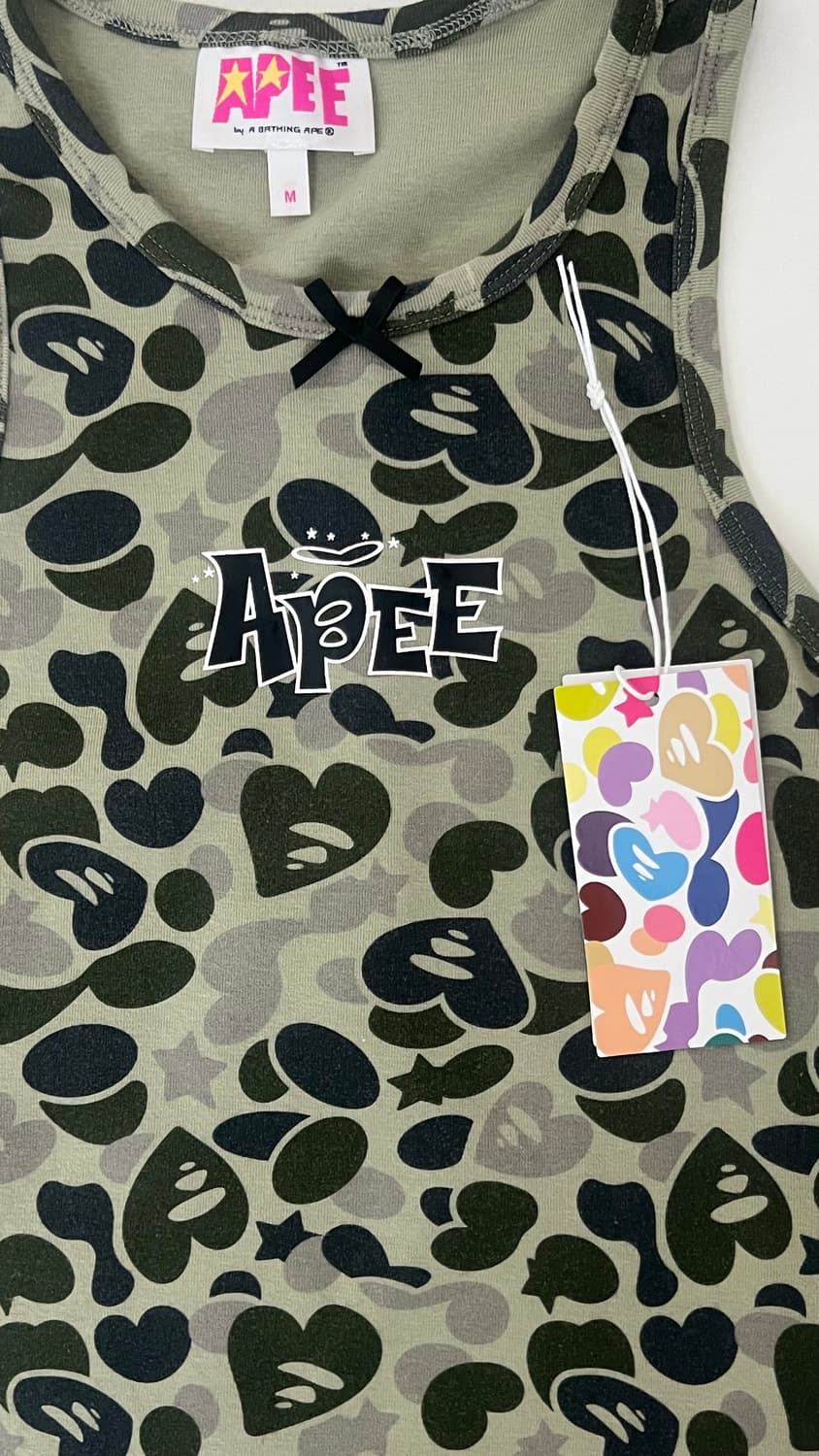 베이프 에이프 카모 나시 민소매 상품이미지2