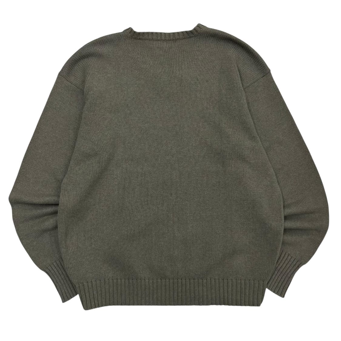 폴로 랄프로렌 버건디포니 카키 브이 니트 100 상품이미지3