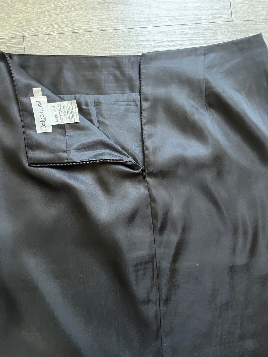 Beige Bowl (베이지보울) 블랙 미디 스커트 상품이미지9