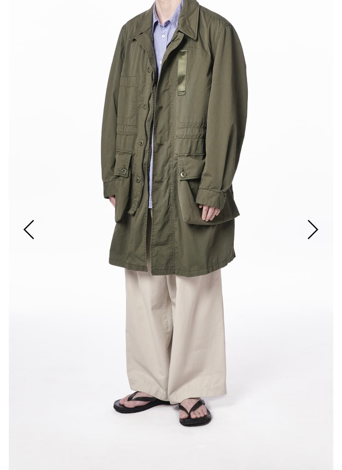 [M,2] 이얼즈어고 부쉬 파카 카키 피쉬테일 야상 M사이즈 판매합니다! 상품이미지2