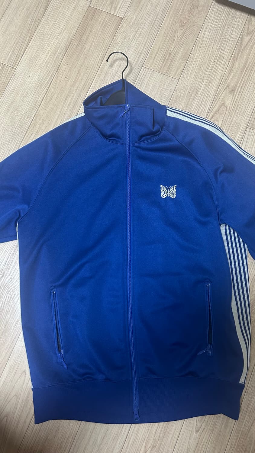 니들스 트랙자켓 폴리 스무스로얄 져지 L사이즈 상품이미지2