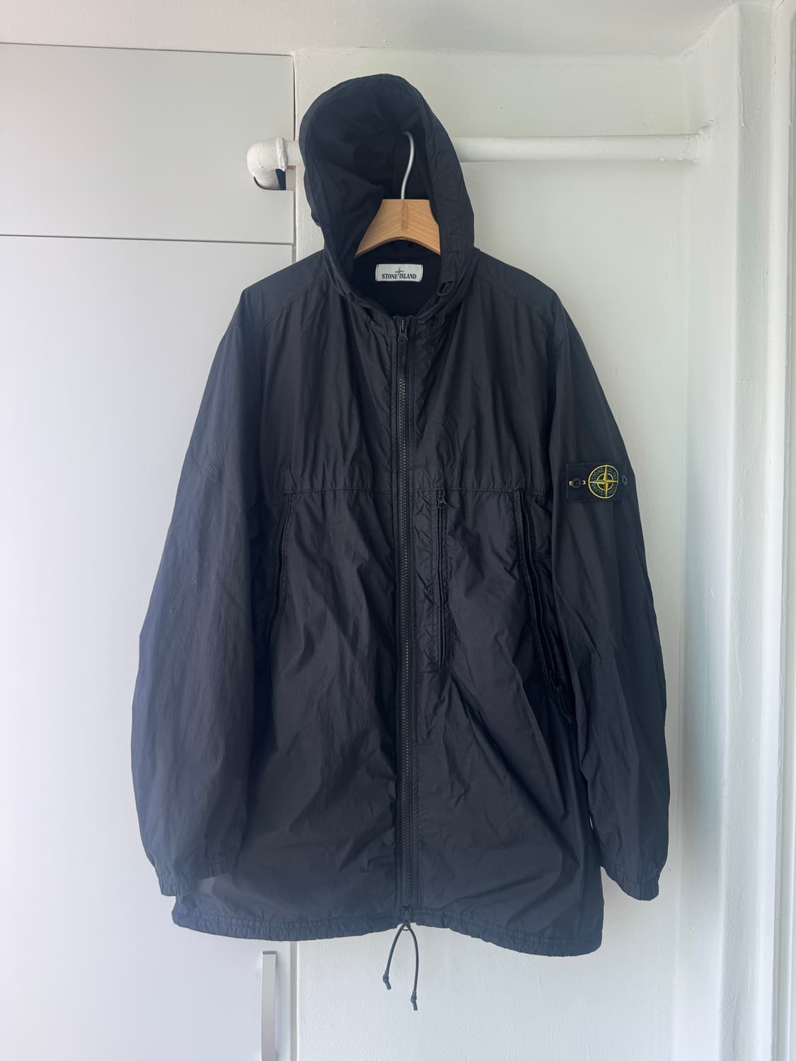 Stone Island Black Long Jacket 상품이미지1