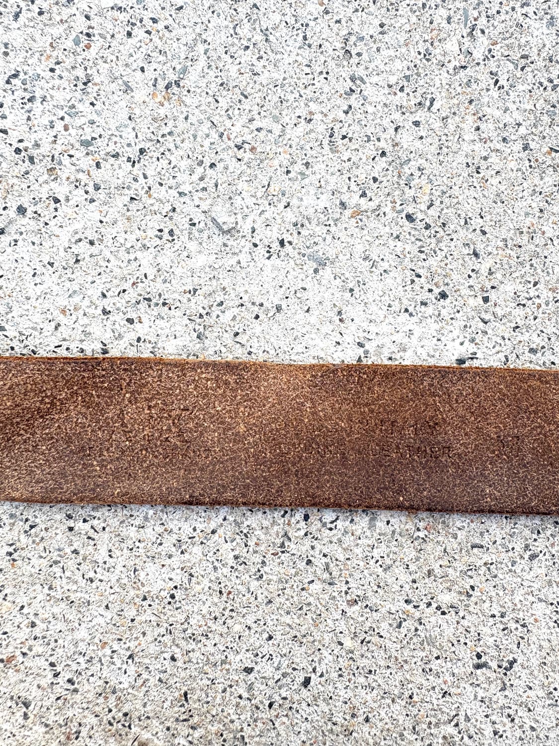 알마니 익스체인지 리얼 레더 벨트 상품이미지4