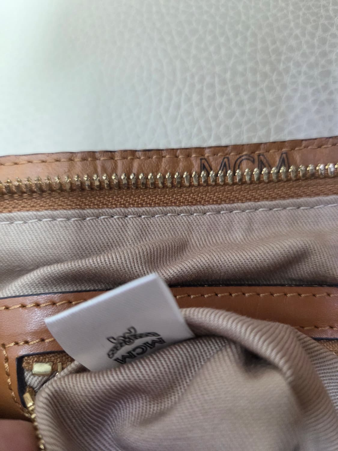 MCM 비세토스 클러치백 브라운 상품이미지7