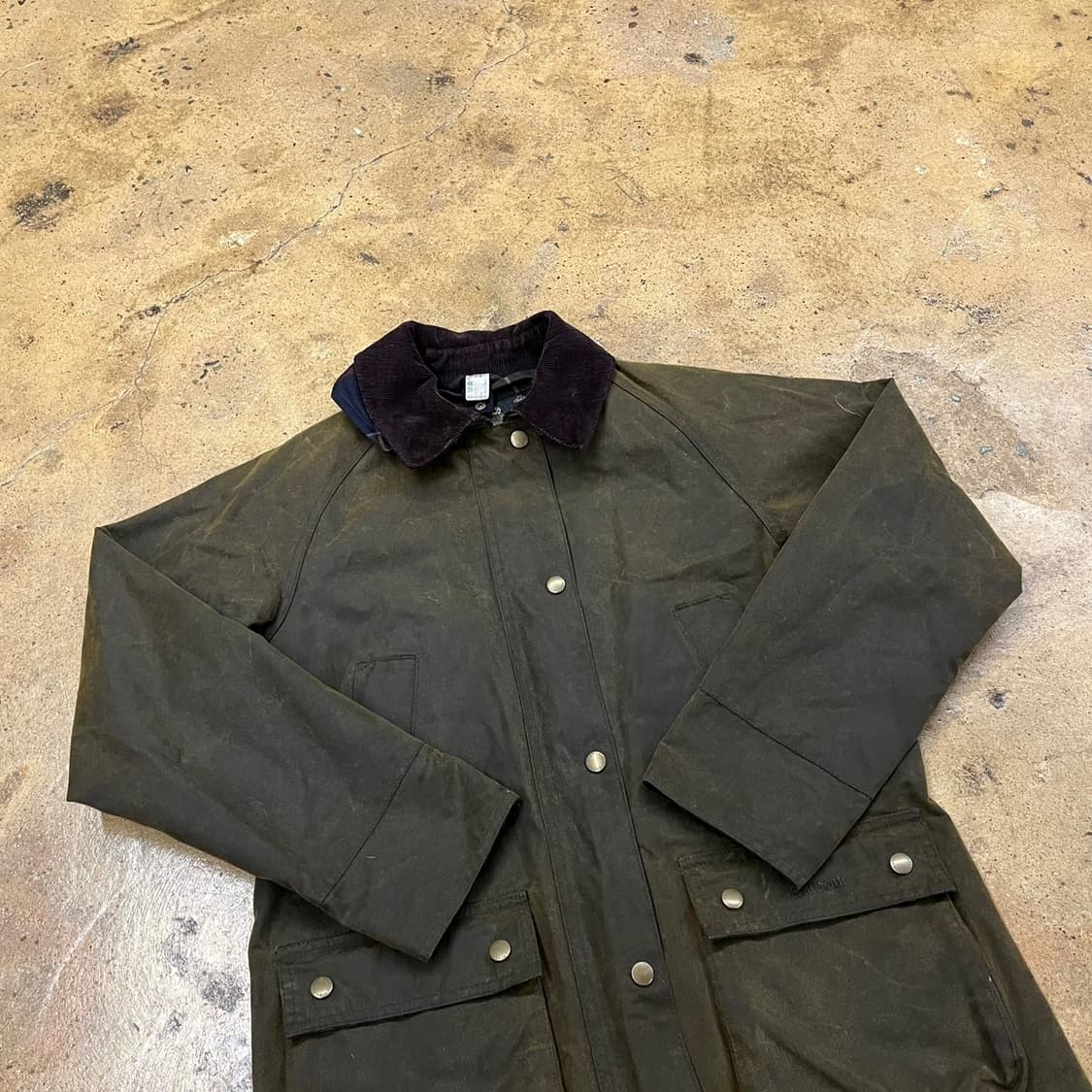 [정품/8] 바버 아콘 왁스 코튼 자켓 b19 상품이미지1