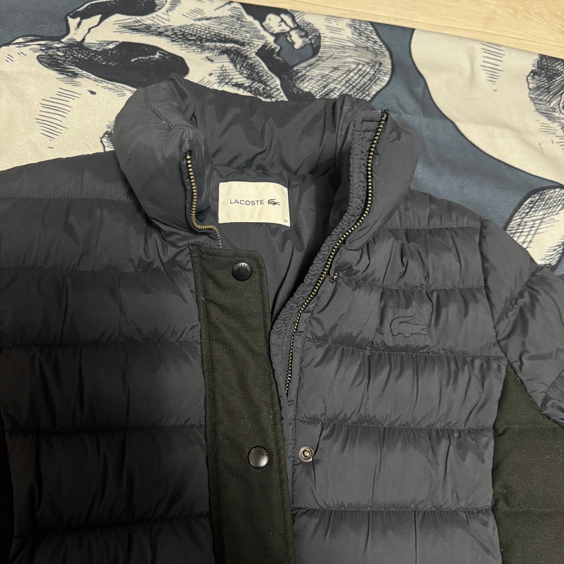 라코스테 여성 구스다운 롱패딩 90사이즈  상품이미지3
