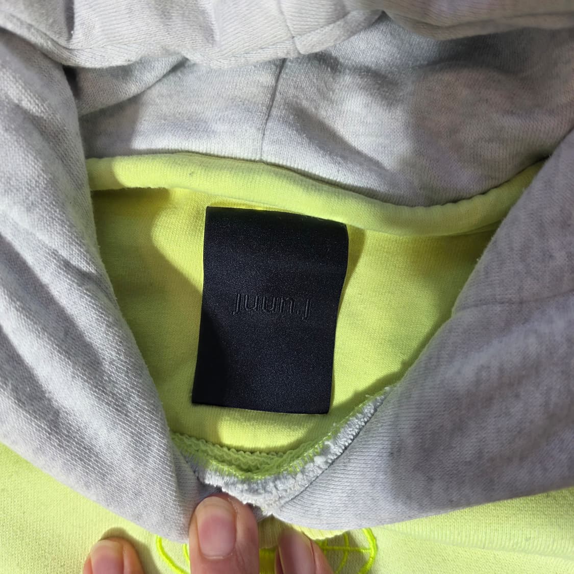 [M]준지 JUUN.J 네온 오버사이즈 후드 상품이미지4