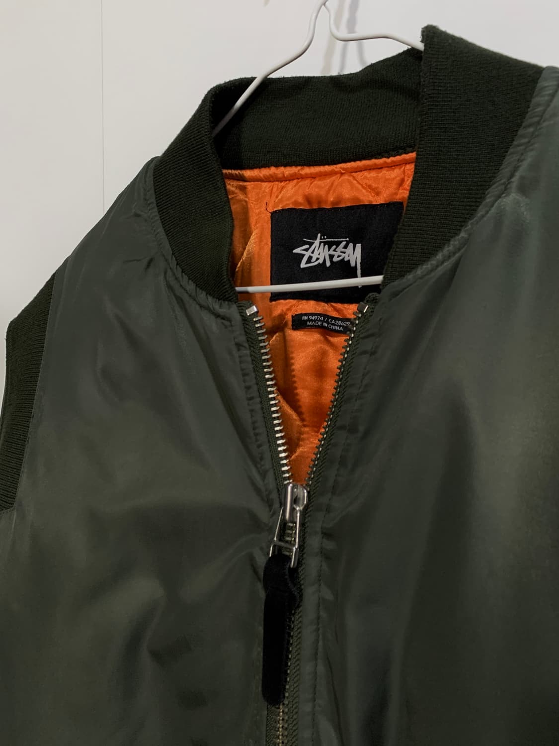 [개인 소장] 스투시 ma-1 항공점퍼 봄버자켓 상품이미지2