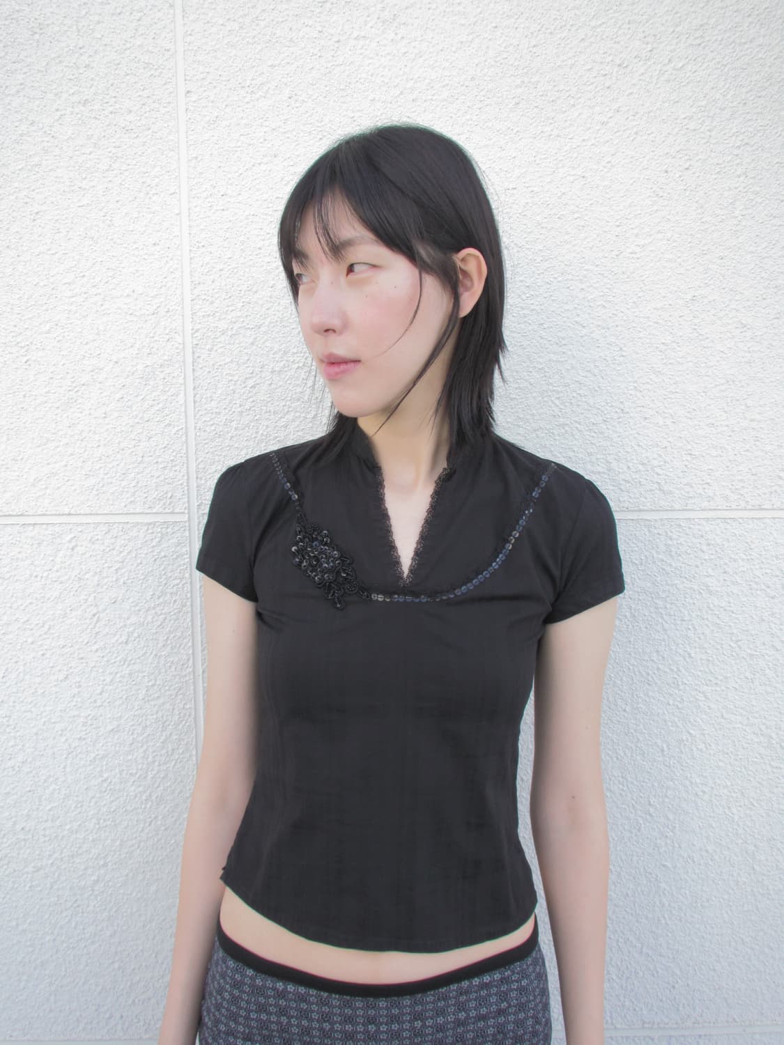 WBC beads lace blouse 상품이미지4