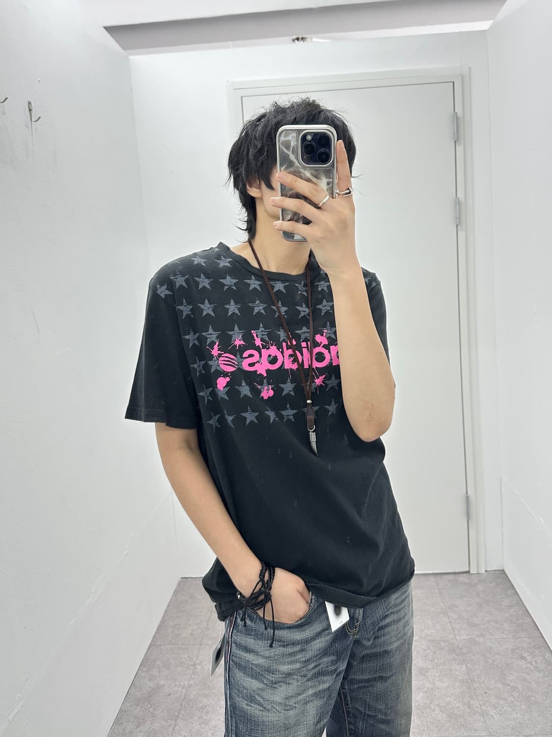 Adidas star painting tee 상품이미지1