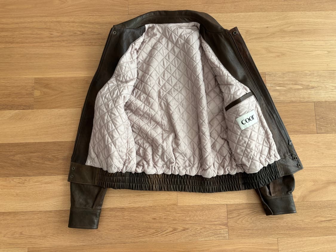 쿠어 베지터블 레더 자켓 a-2 L 상품이미지10
