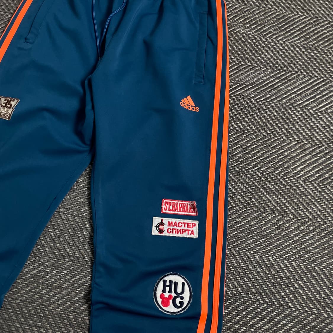 아디다스 og 자수로고 패치워크 트랙 팬츠y 4993 상품이미지4