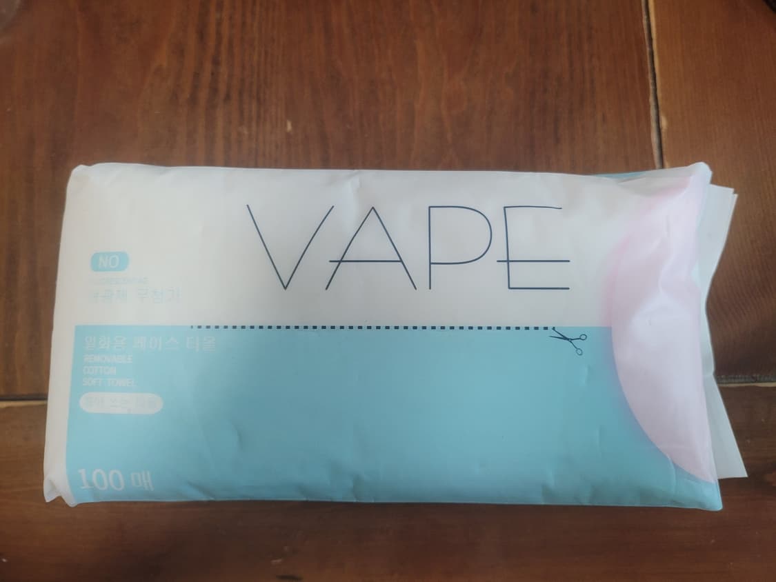 VAPE 일회용 페이스 타올 상품이미지1