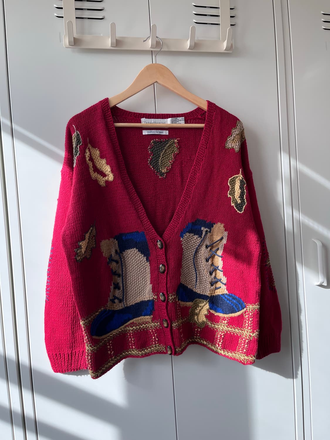 (Rare) Robert scottlid 핸드메이드 자수 니트 가디건 상품이미지4