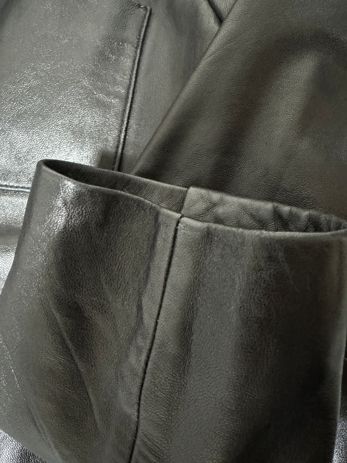 (S)슈프림 레더 블레이저 25fw 상품이미지4