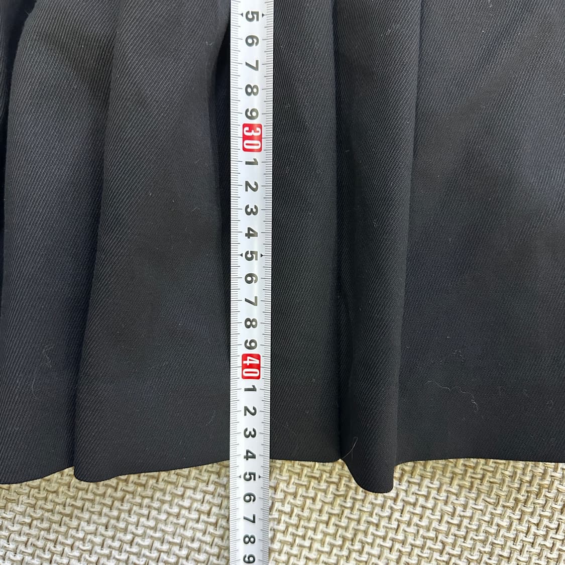 00 클럽모나코 울 플리츠 스커트 0427D 상품이미지4