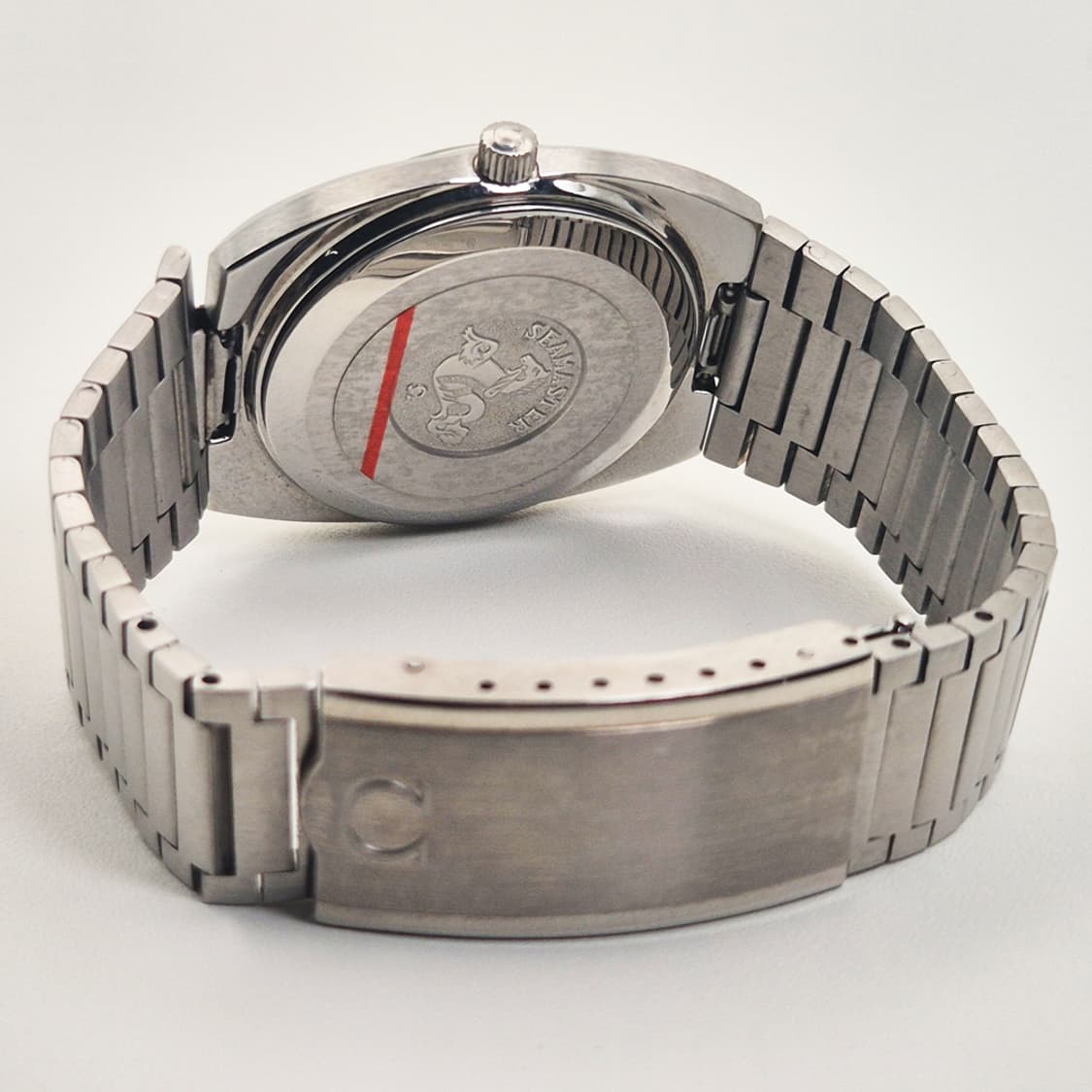 오메가 씨마스터 고구마 오토매틱 빈티지 시계 블랙판 상품이미지5