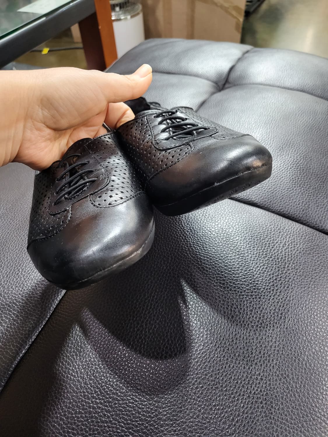 캠퍼 펀칭 가죽 샌들 상품이미지4