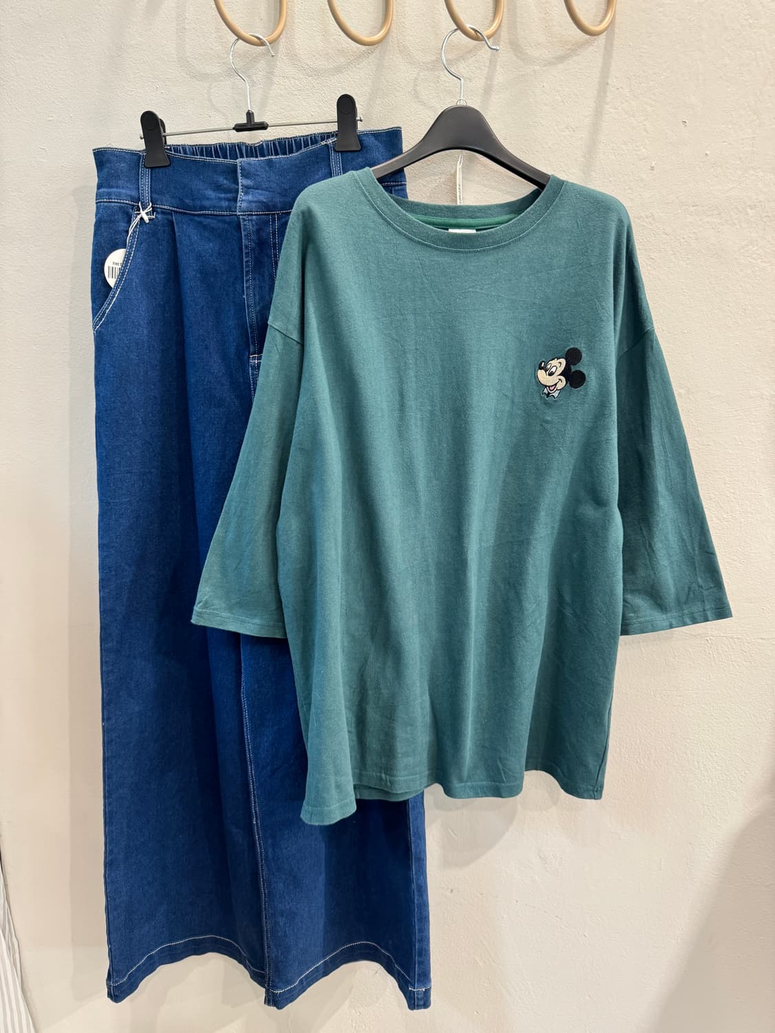 japan vintage 디즈니 7부소매TS 상품이미지2