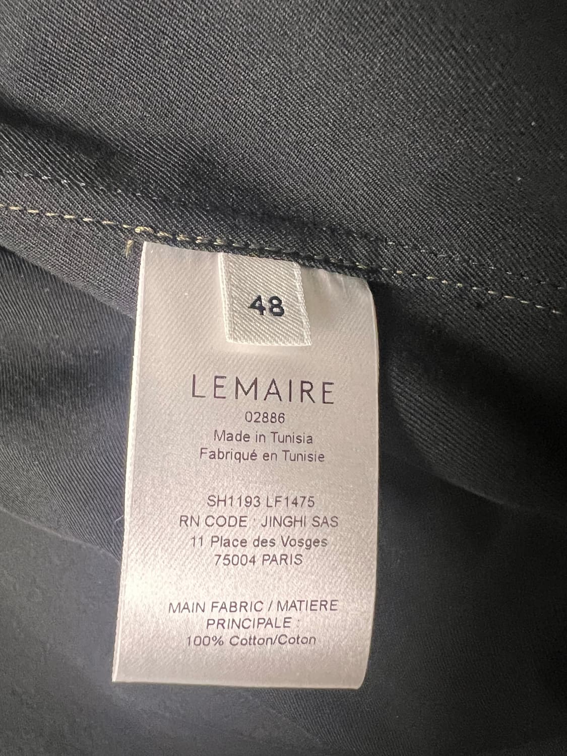 [48] 르메르 25fw 웨스턴셔츠 블랙 상품이미지4