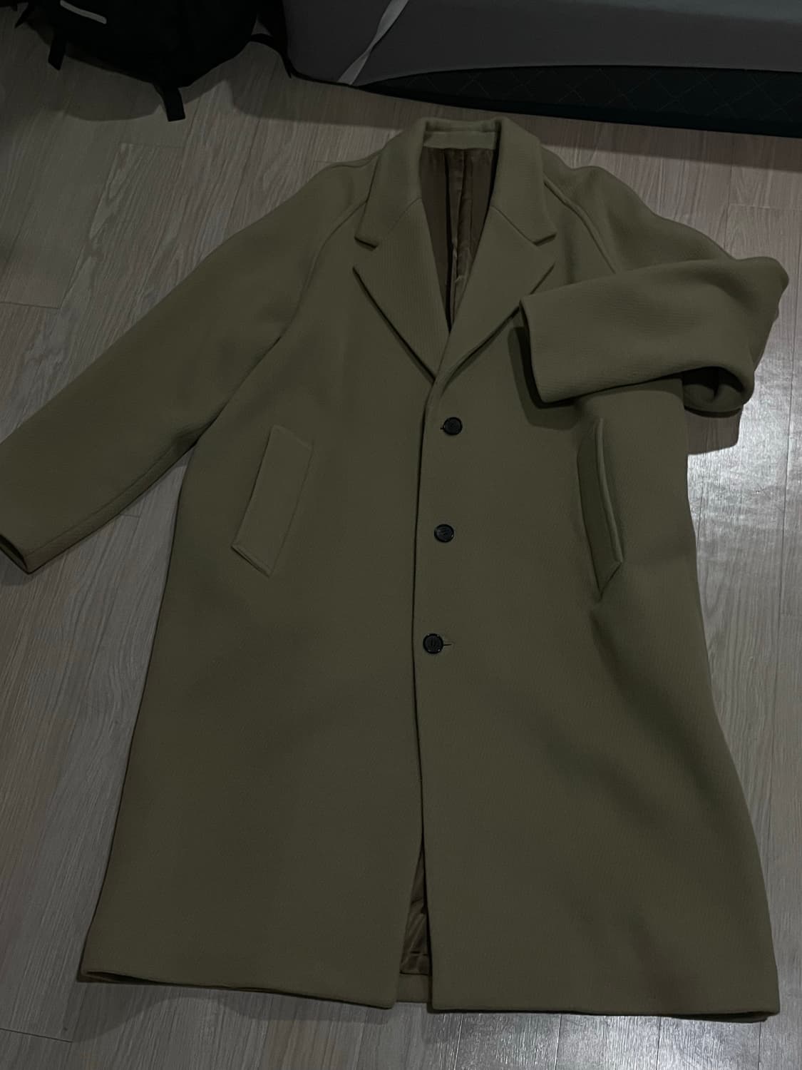 DNSR 다이어고널 트윌 코트 상품이미지4