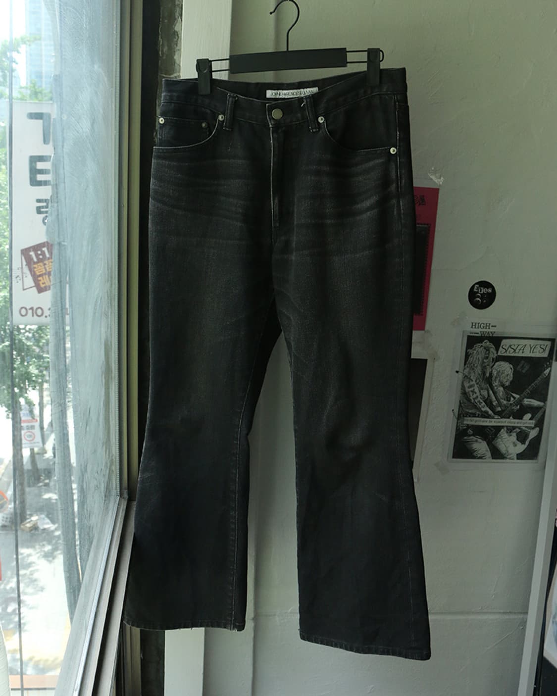 존 로렌스 설리반 19SS 블랙 부츠컷 데님 팬츠  상품이미지2