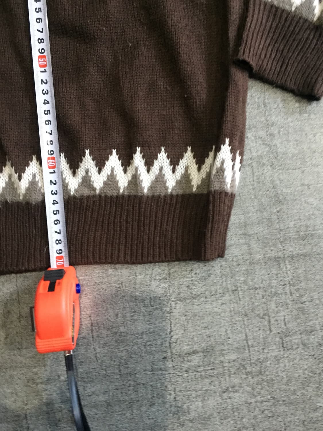 일본빈티지 Chipclip 올드스쿨아메카지 혁오풍 노르딕니트스웨터 상품이미지3