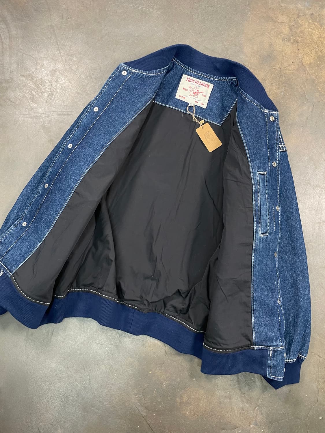 트루 릴리전 코드레드 인디고 스티치 데님자켓 상품이미지5