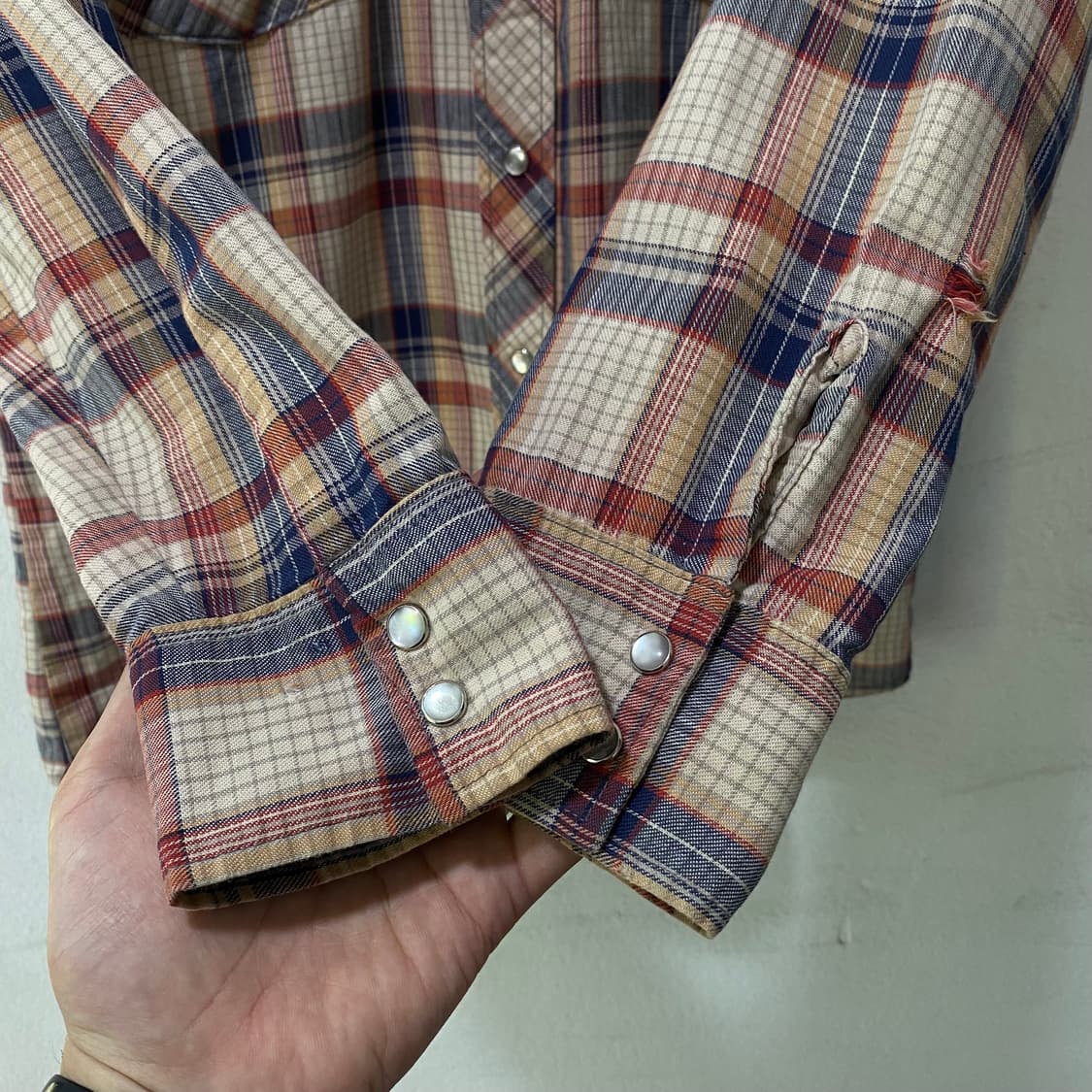 🌊90s USA Osh'Kosh western check shirts 상품이미지6