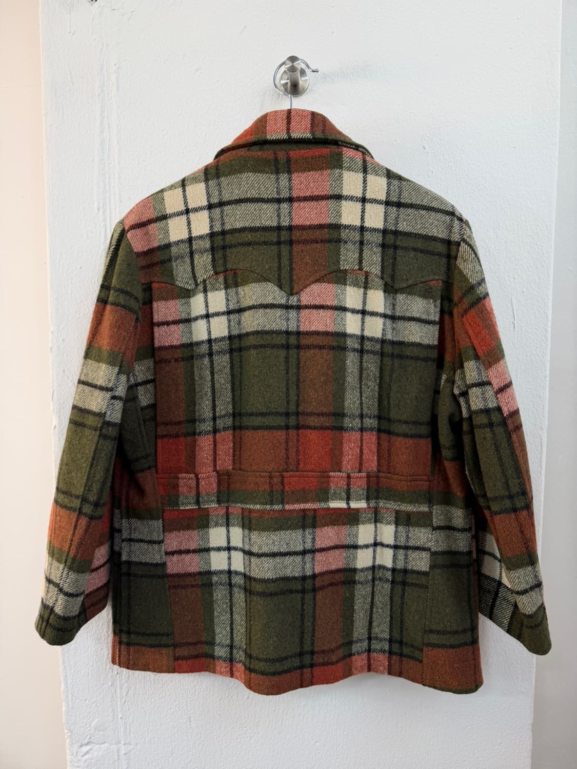 70s 쇼트 랜처 플란넬 울 자켓  상품이미지5