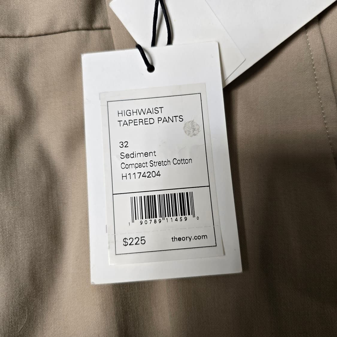 띠어리 테이퍼드 팬츠 베이지 / 32 상품이미지3