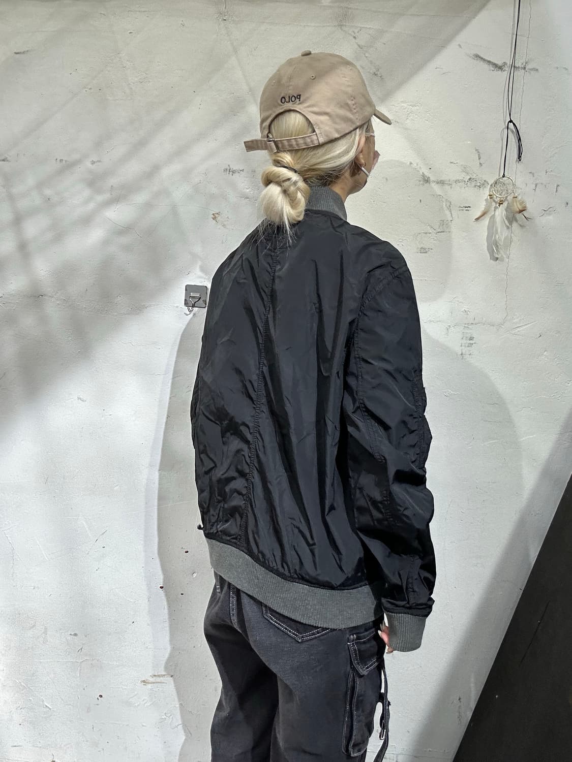 Gap y2k 와투케 블랙 블루종 자켓 M 상품이미지3